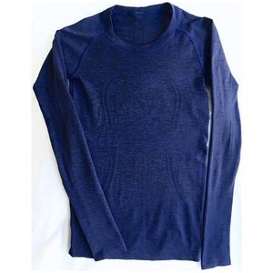 lululemon Swiftly Tech Long Sleeve Crew BLK/SABL 4